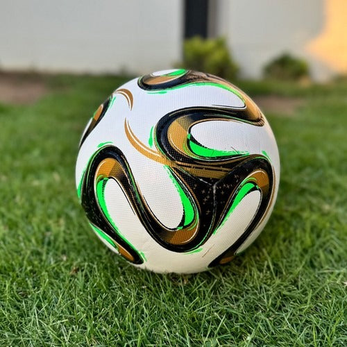 Brazuca 2014 FIFA World Cup Official Match Ball Replica – Size 5 Soccer Ball, Composite Leather, Water Resistant, High-Visibility Design