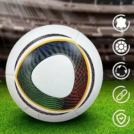 Jabulani Size 5 Soccer Ball – Official FIFA World Cup 2010 Match Ball Replica – Premium Leather, Water Resistant, High-Visibility Design