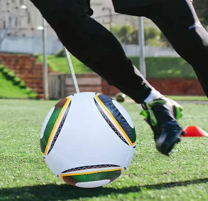 Jabulani Size 5 Soccer Ball – Official FIFA World Cup 2010 Match Ball Replica – Premium Leather, Water Resistant, High-Visibility Design