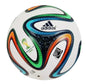 Brazuca 2014 FIFA World Cup Official Match Ball Replica – Size 5 Soccer Ball, Composite Leather, Water Resistant, High-Visibility Design